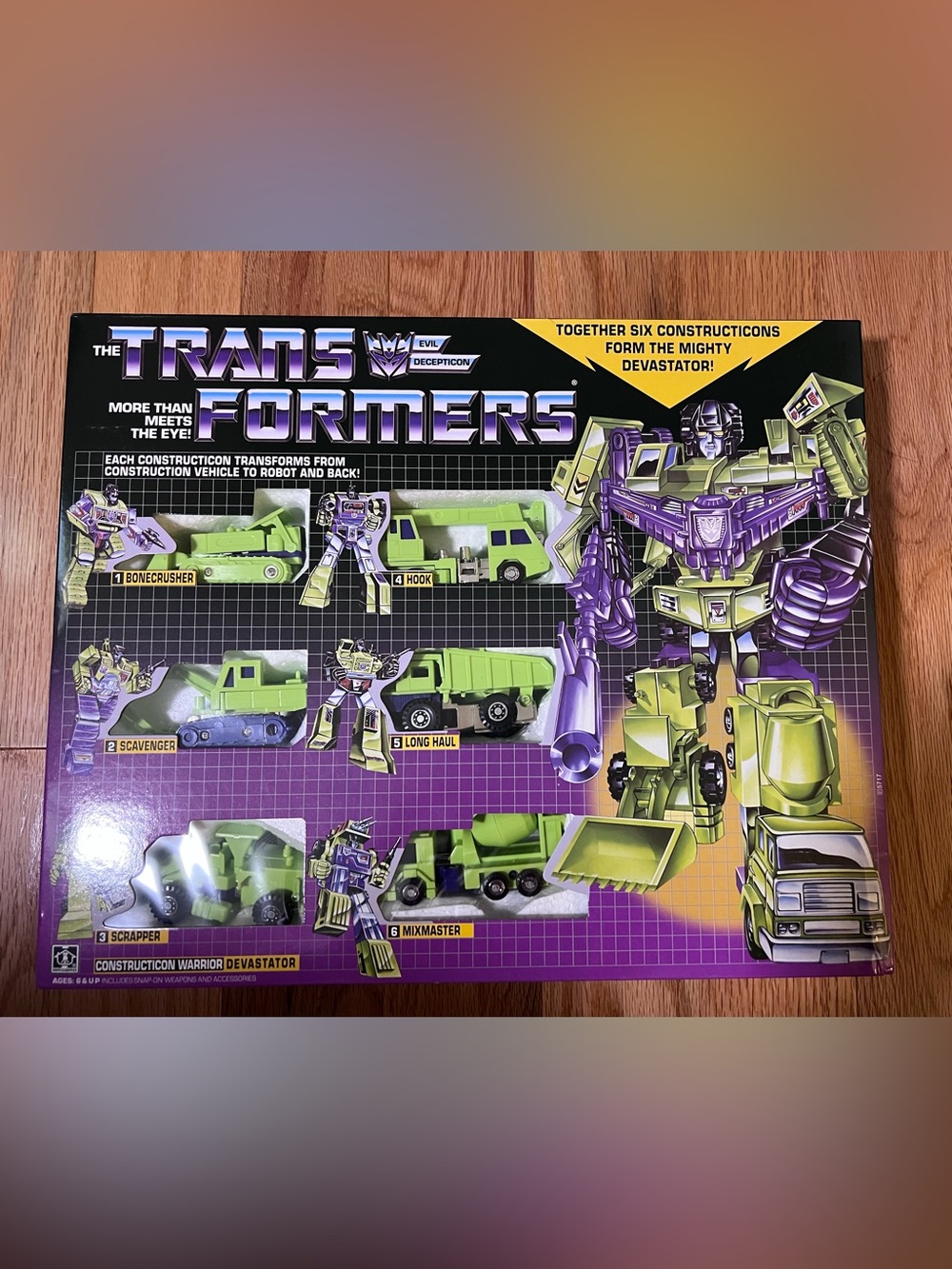 Transformers G1 Devastator Construction Team Playset – Green by Transformers